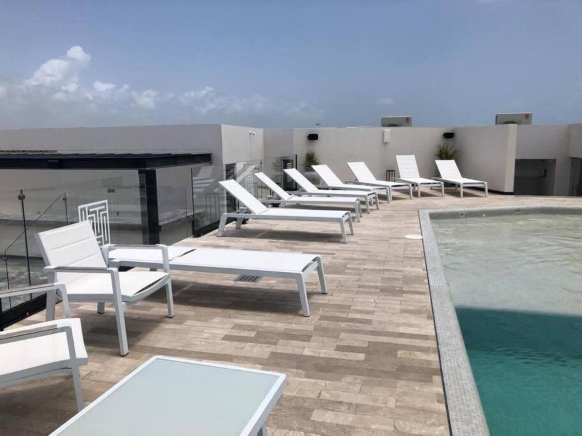 Deluxe Aparment Whit Beach & Ocean View 8 Pax Playa del Carmen Esterno foto