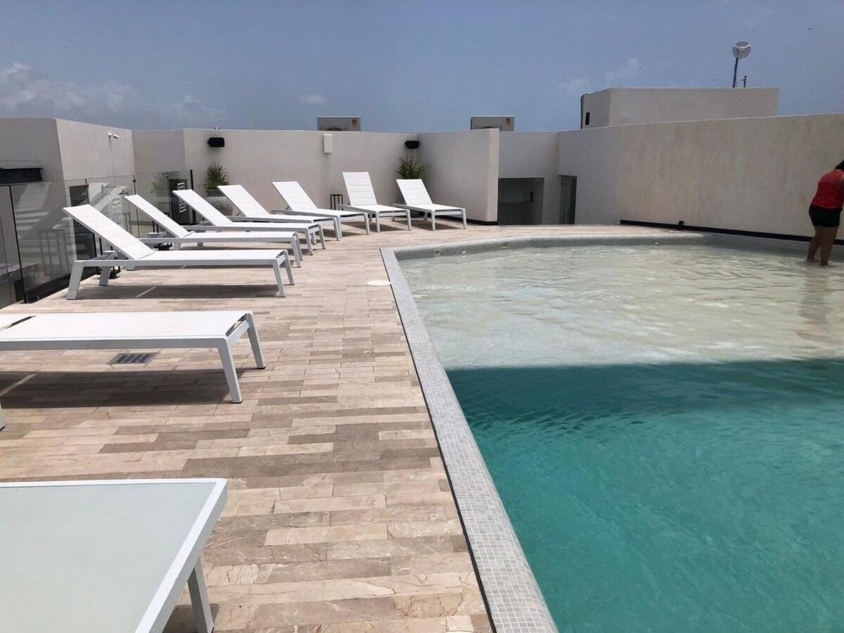 Deluxe Aparment Whit Beach & Ocean View 8 Pax Playa del Carmen Esterno foto