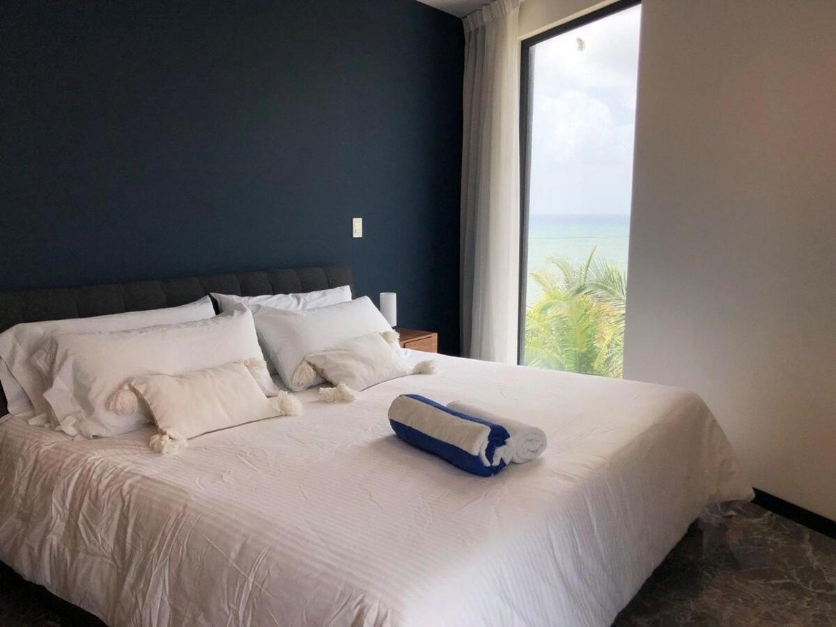 Deluxe Aparment Whit Beach & Ocean View 8 Pax Playa del Carmen Esterno foto